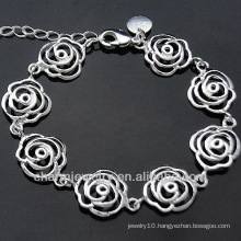 Fashion Female silver charm bracelet Silver Charm Jewelry BSS-032